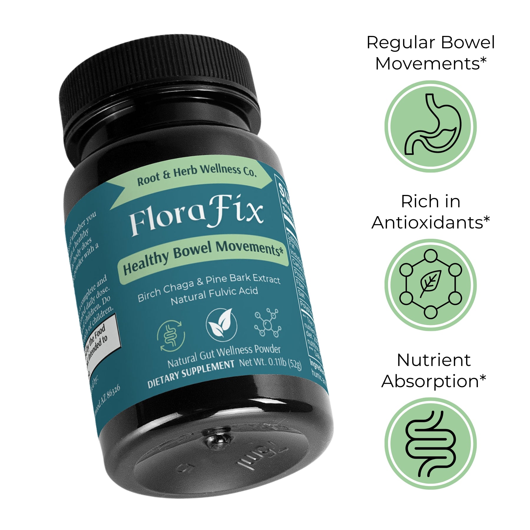 picture of FloraFix gut health powder benefits